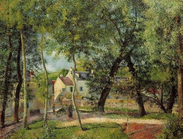 Paisaje en osny cerca de riego 1883 Camille Pissarro Pinturas al óleo